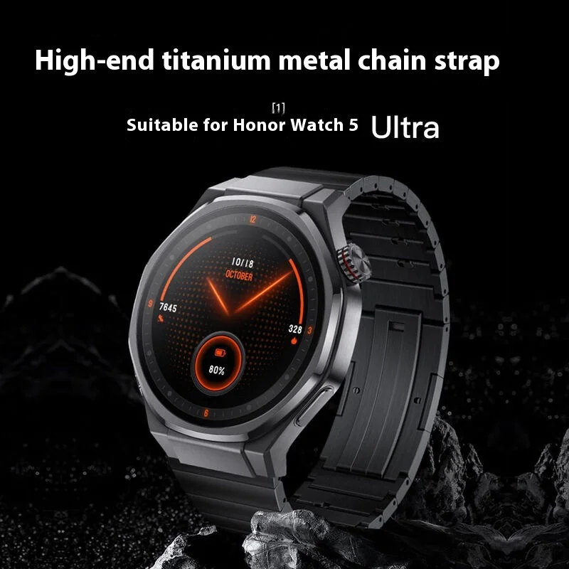 Men's Titanium Strap - Lightweight Stainless Steel Metal Band