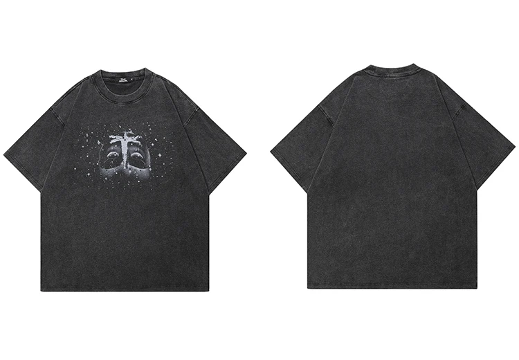 Faded Mask Graphic T-Shirt S3bcfbda2521646e3893c4e8c2e5503dc5