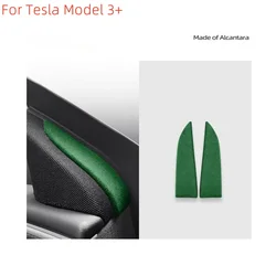 For Tesla Model 3 Highland 2024 Car Window Audio Trim  Alcantara Suede Window Horn Decorative Strip Sticker Interior Accessories
