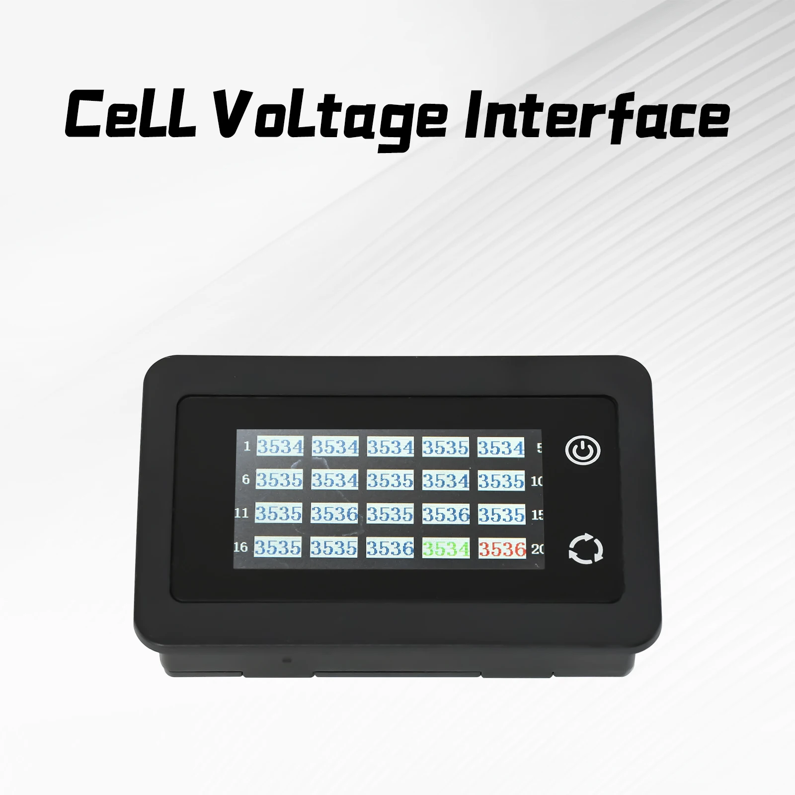 BMS 1.9 Inch LCD Display Screen for ANT BMS RS485 Voltage Capacity ...