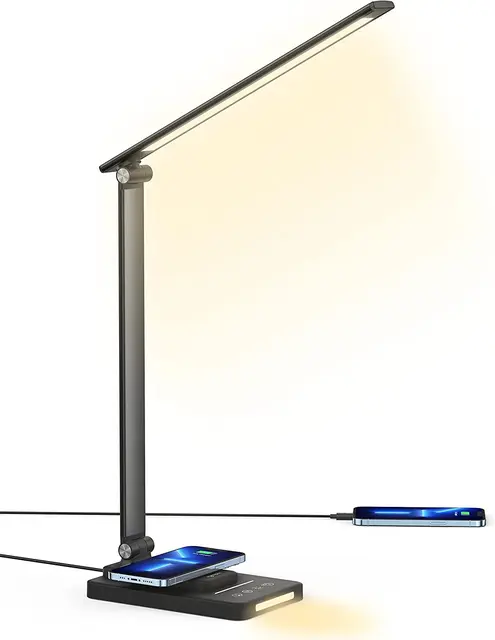 Black desk lamp