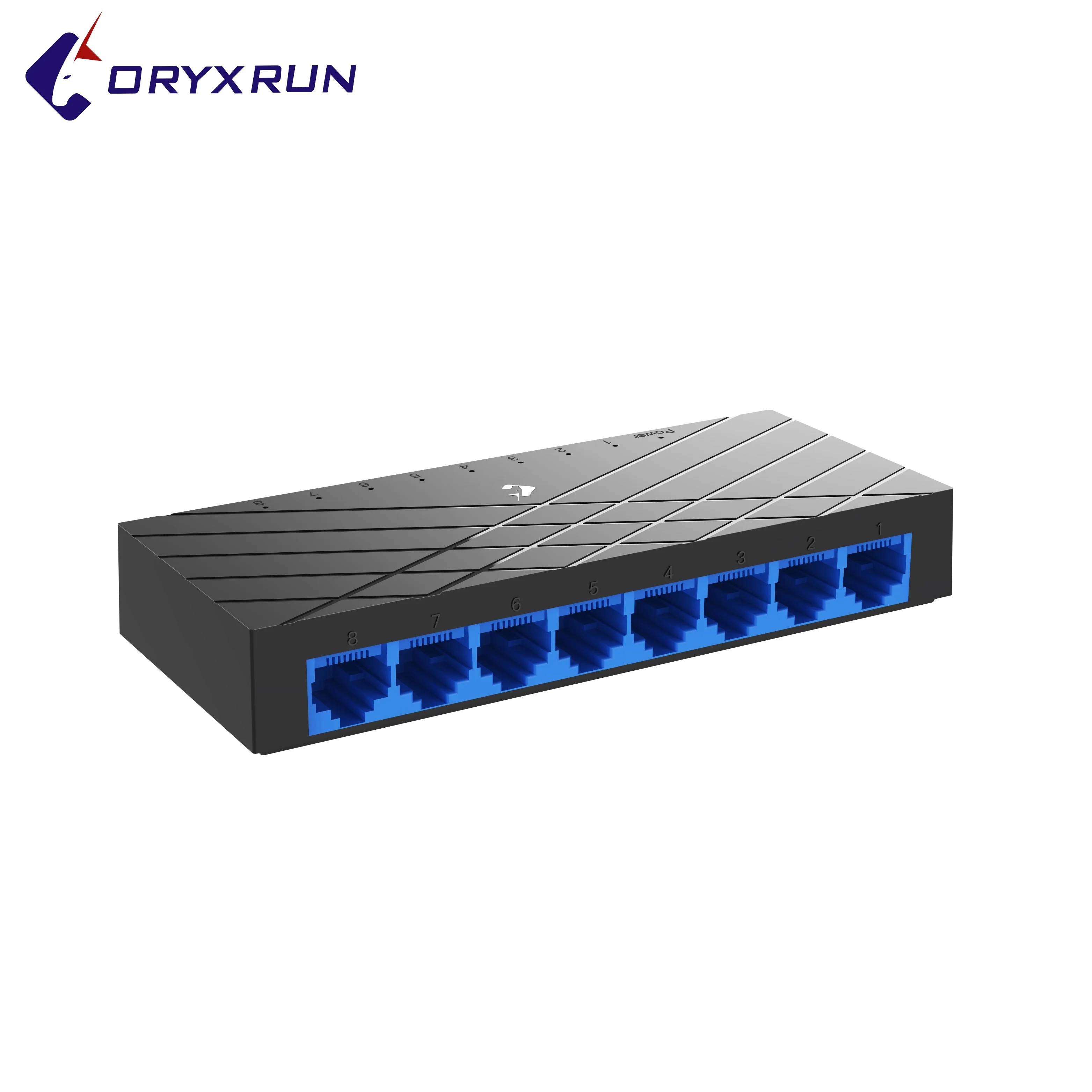 8 Port Gigabit Ethernet Switch 10/100/1000mbps Desktop Switch Plug-and-play 6