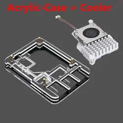 Raspberry Pi 5 Case Acrylic Enlosure Case 5-layer acrylic case for RPI 5