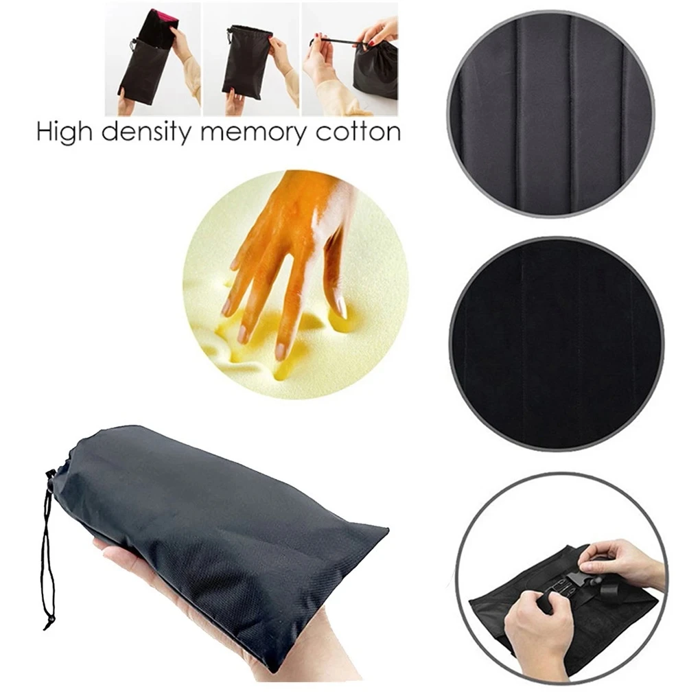 Office Pain Relief Foot Hammock Travel Foam Flight Airplane Carry-on Adjustable Pillows Portable Footrest Leg Hammock Folding 5