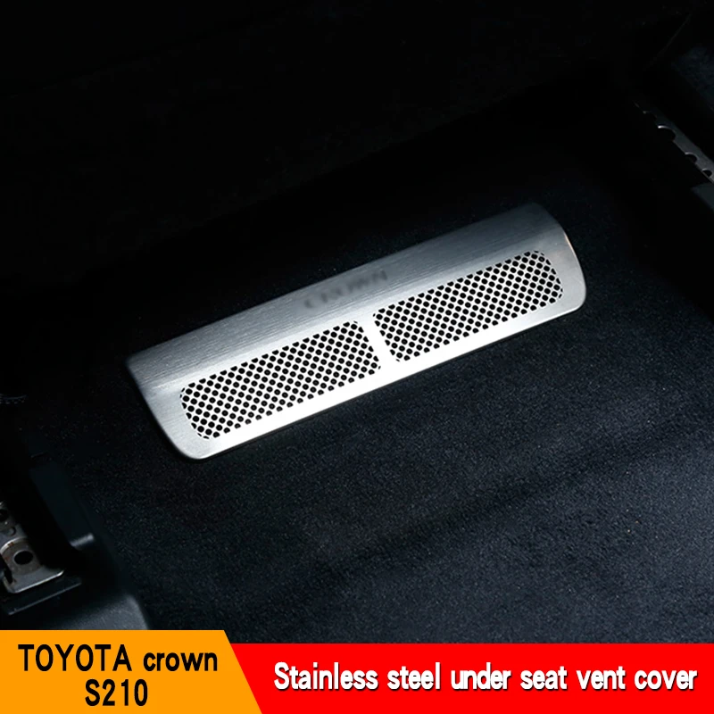 

The dust cover of air conditioning outlet under automobile seat is suitable for S210 series Toyota Crown interior accessories.