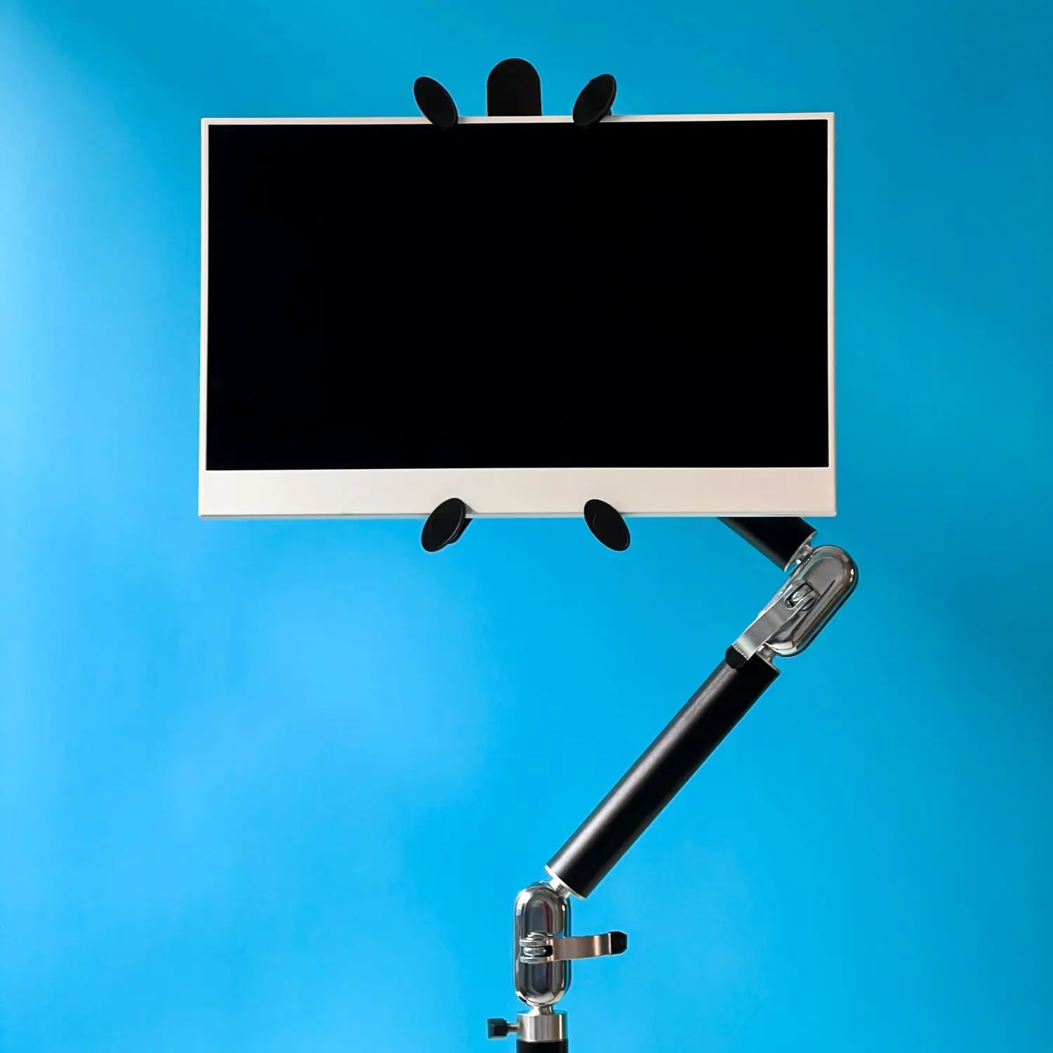 Suporte do Monitor Portátil Braço de Liga de Alumínio Desktop Clamp Mount 12 a 17.3 Polegadas Display Prateleira Ajustável - Imagem 2