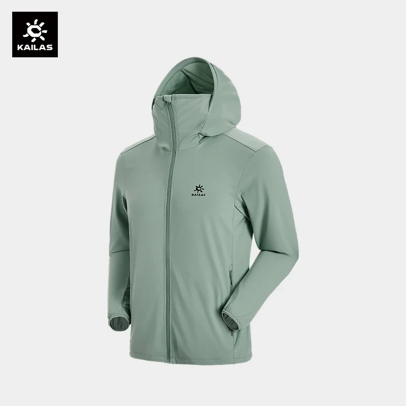 KAILAS UPF 50+ Outdoor Hooded Sun-Protective Windbreaker Jacket Hiking Travel Camping Casual Zipper Trench Jackets KG2316137 3