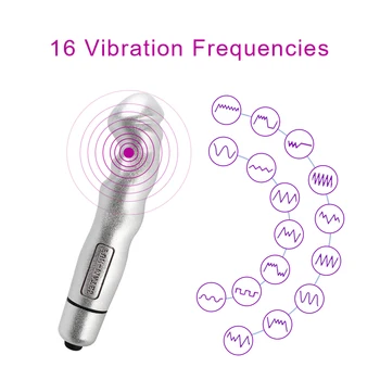 Mini Vibrator 16-speed Bullet Vibrator Suitable for Female Fingers G-spot Clitoral Stimulator Sex Toy Masturbator Female Adult 2