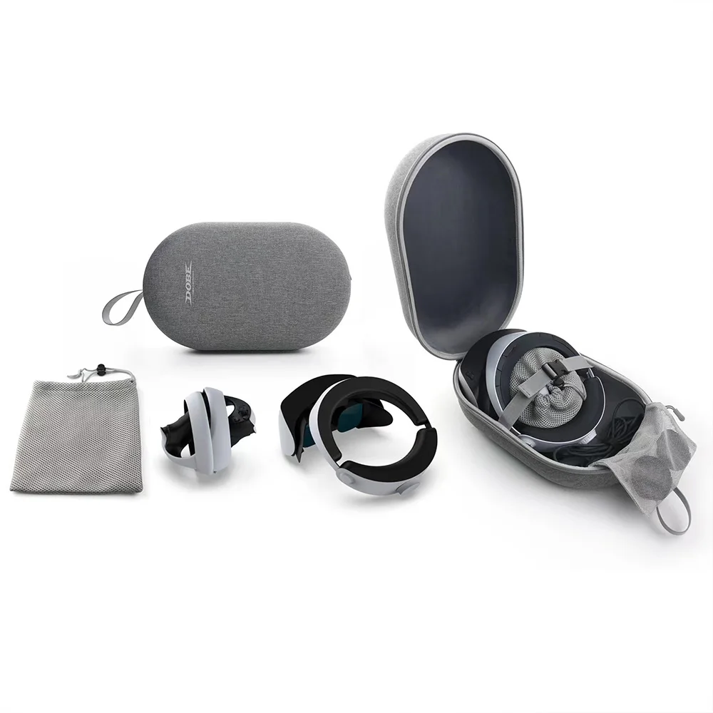 

Сумка для хранения VR для PS VR2 EVA жесткая защитная коробка с защитной крышкой для объектива повязка для путешествий аксессуары для PSVR2