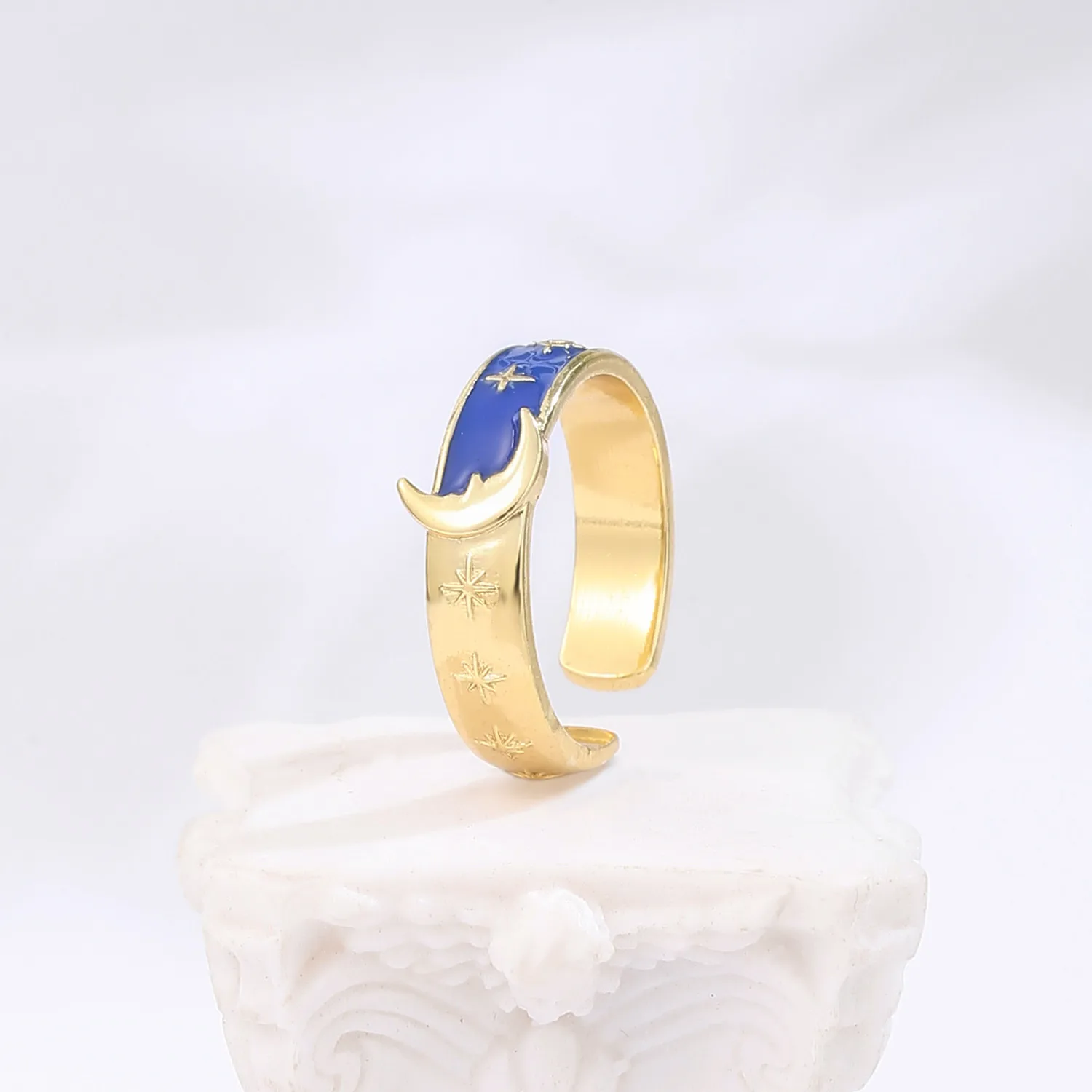 2021 INS Color Rainbow Fashion Rings For Women Finger Jewelry Clear CZ Colorful Neon Enamel Open Adjusted Dome Ring