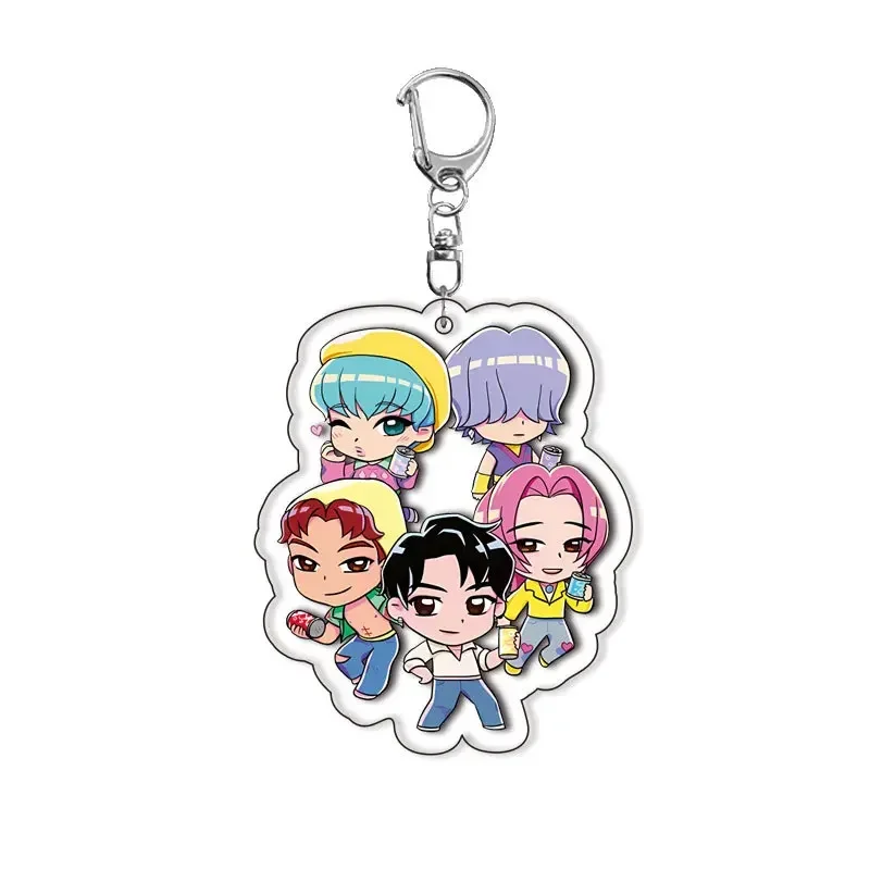 Kpop Demon Hunter Saja Boys Keychains – Cute Character Set