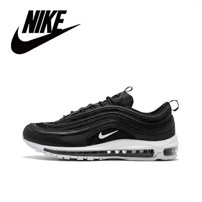 

Nike Air Max 97 Running Shoes for Men and Women Silver Vintage Classic Wear-resistant Unisex