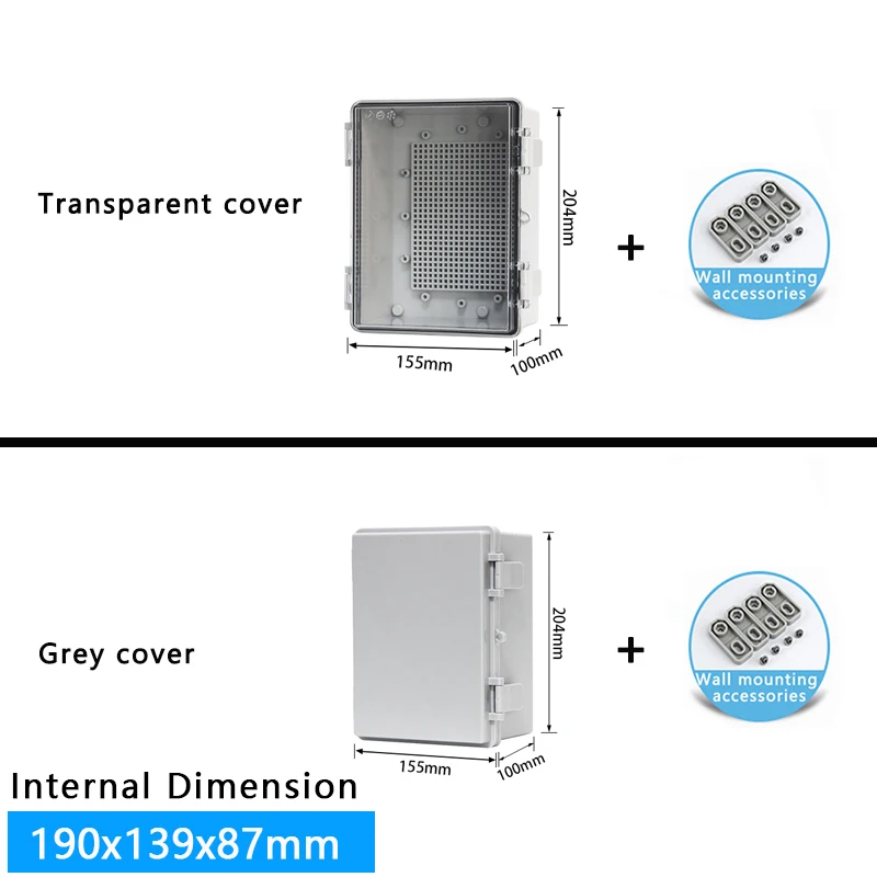 Heavy-Duty Waterproof Electrical Enclosure - IP66 Weatherproof & Dustproof