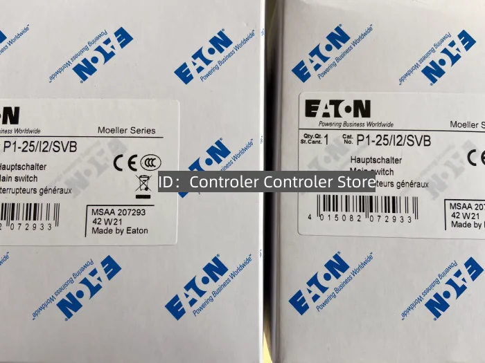 Nuovo Interruttore Di Carico Eaton Originale P3-100/I5/Svb/Hi11 T0-2-1/Ea/Svb P3-63/Ea/Svb P1-25/Ea/Svb P1-32/Ea/Svb