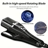 Professional 2 In 1 Flat Iron Adjustable Temperature Hair Trimmer Straighten and Repair Split Ends Hair Straightener 5