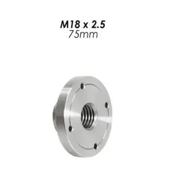 Plaque Frontale Pour Tour à Bois - Diamètres 2 à 6 Pouces, Filetages M33, M18 Ou 1"x8TPI - En Acier, Usinée CNC