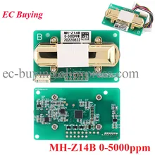  MH-Z14B NDIR Infrared CO2 Sensor Module MH-Z14 Carbon Dioxide Gas Sensor For CO2 Monitor 0-5000ppm MH Z14 Serial UART PWM Output 