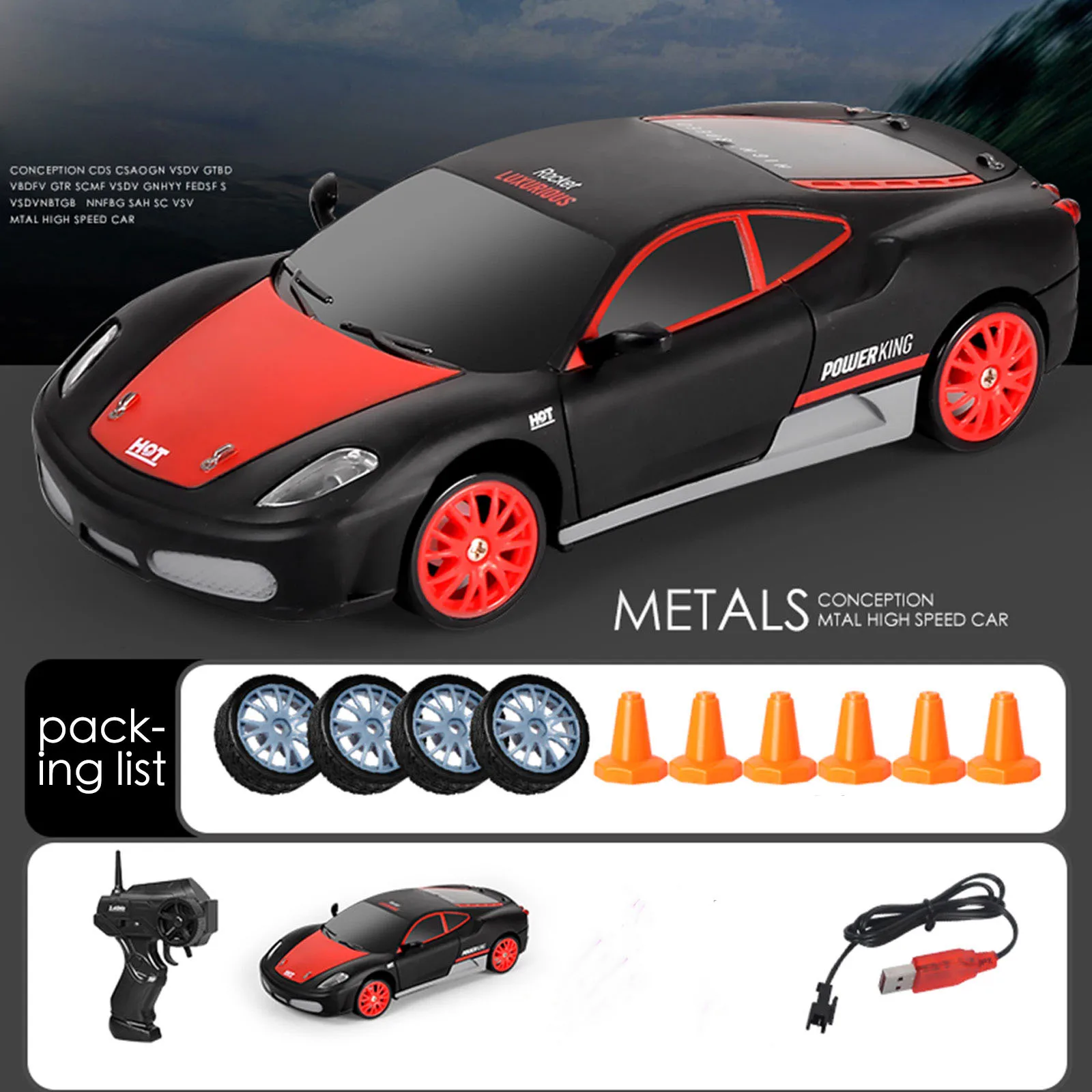 Drift Remote Control Cars Rc Drift Car Ae86 Gtr Model Car Toy 2