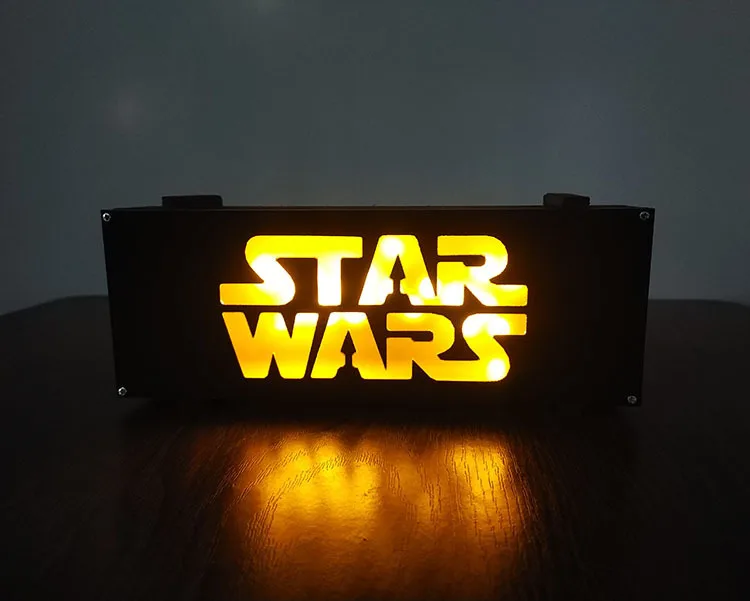 Caja De Luz LED Con Cambio De 16 Colores - Con Letras Y Marcadores, Para Decoración Hogar, Fiestas