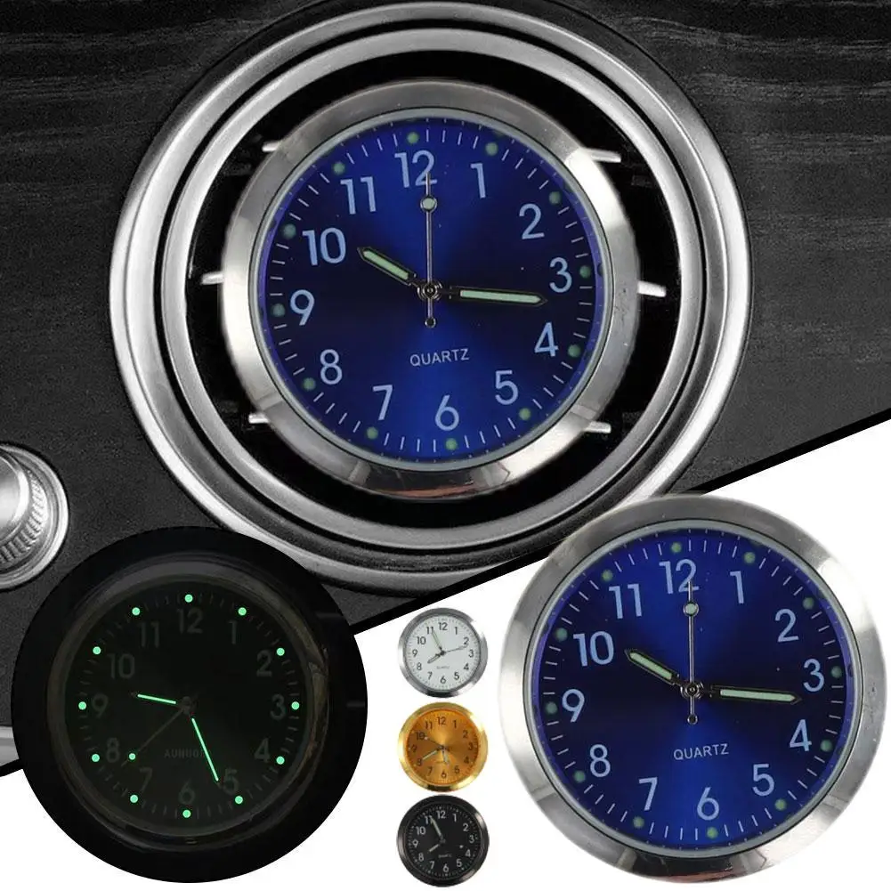

Mini Watch Car Quartz Clock Mini Electronic Clock Waterproof Watch Clock Car In Clock Dashboard Bicycle Car Motorcycle Auto K2D1