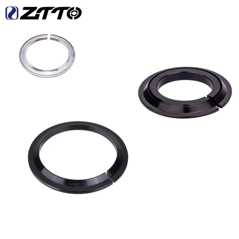 ZTTO 1,5 Zoll Fahrrad-Headset-Unterlegscheibe Fahrrad 1 1/8 Headset-Basis-Abstandshalter Crown Race 28,6 mm 39,8 mm konische Gabel gerade Gabel 45 Grad – Detail 1