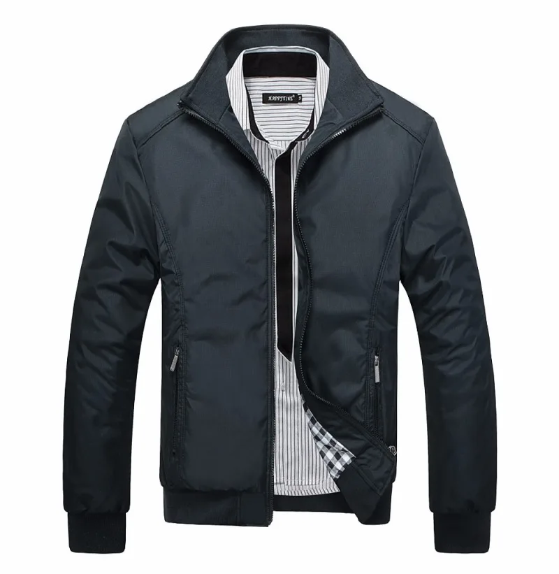 

Men's Bomber Polo Windbreaker Jackets Solid Loose Spring Sportswear Casual Outwear mens jackets and coats male Overcoat 5xl 6xl
