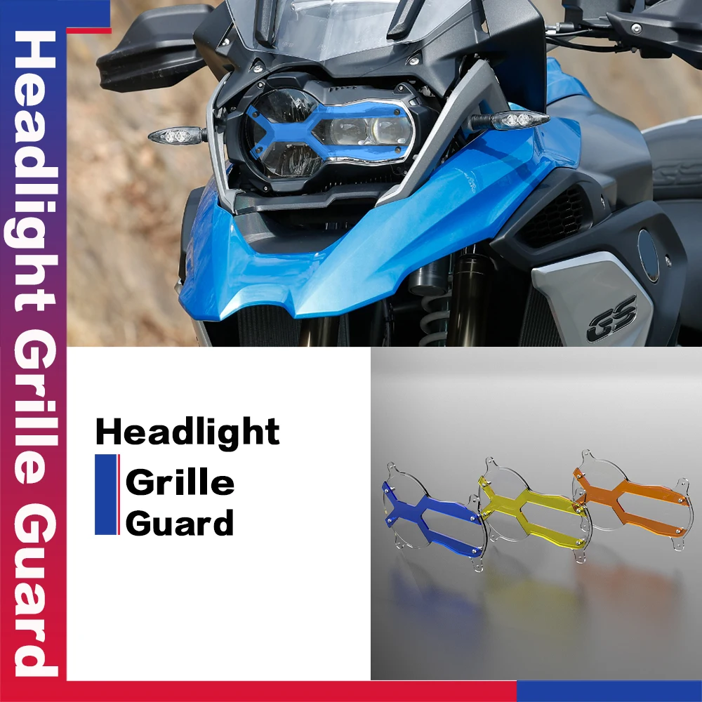 

Motorcycle For BMW R1250GS Rallye Adventure R 1250GS Edition 40 Years GS ADV. Headlight Protector Grille Guard Cover Protection