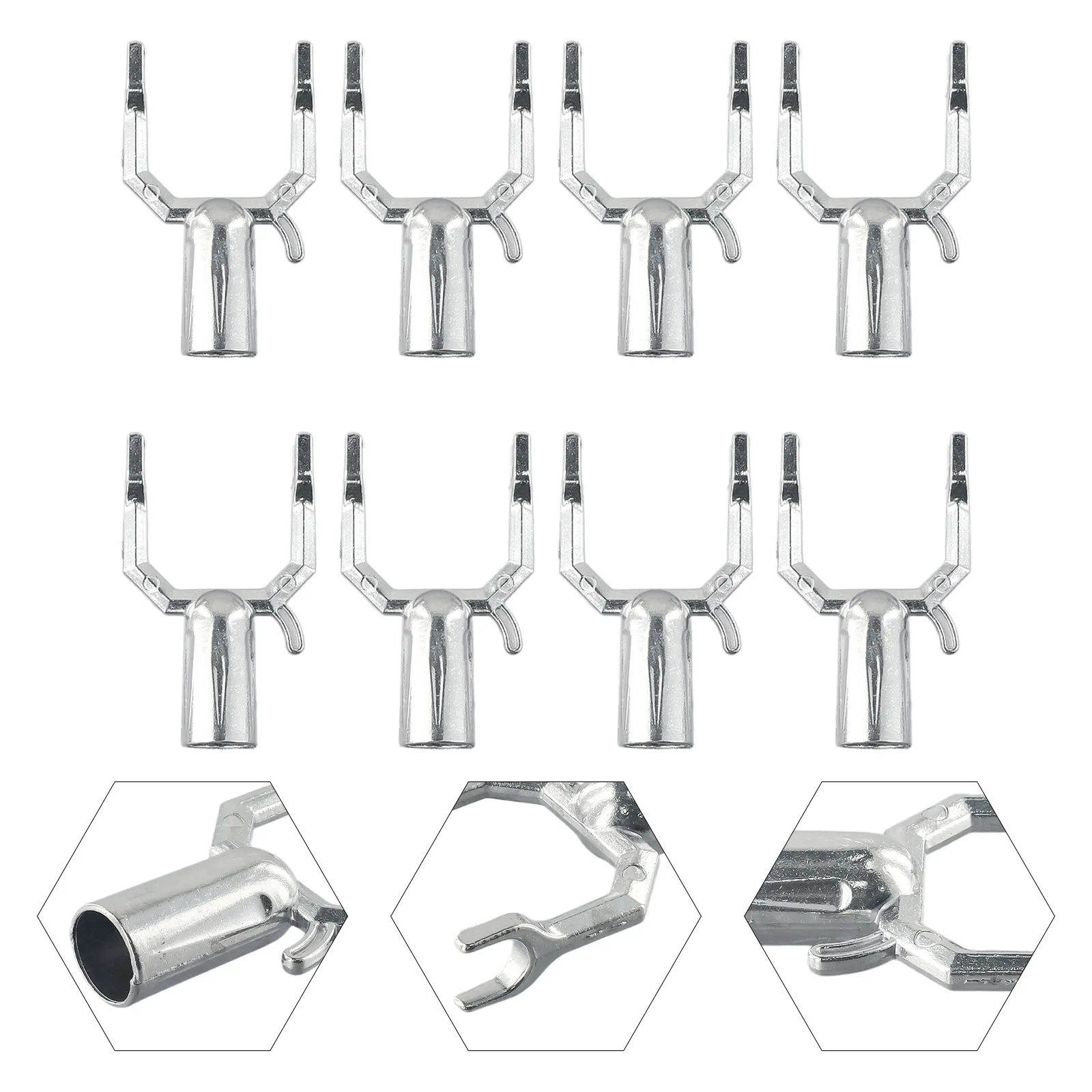 

Durable Branch Support Branches Bracket Plant Branch Support Silver Widely In Fruited Branches 8pcs Easy To Install