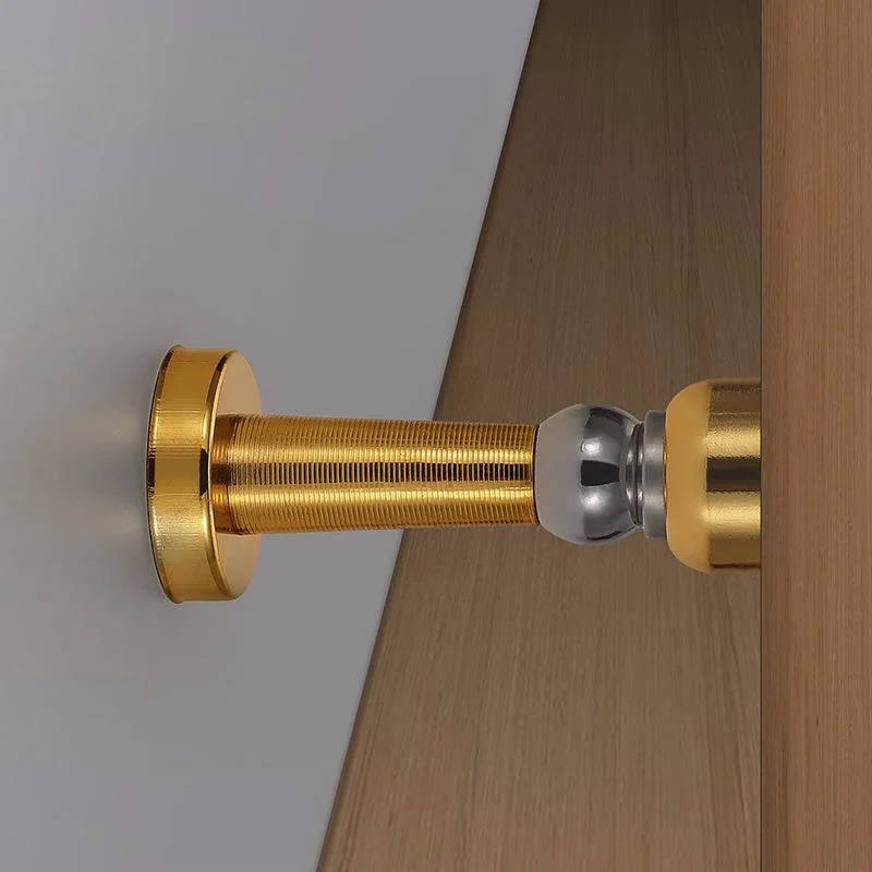 Stainless Steel Magnetic Doorstop Non-Punch Wind-Proof Door Stopper Wall Mounted Floor Mounted Door Holder Hardware