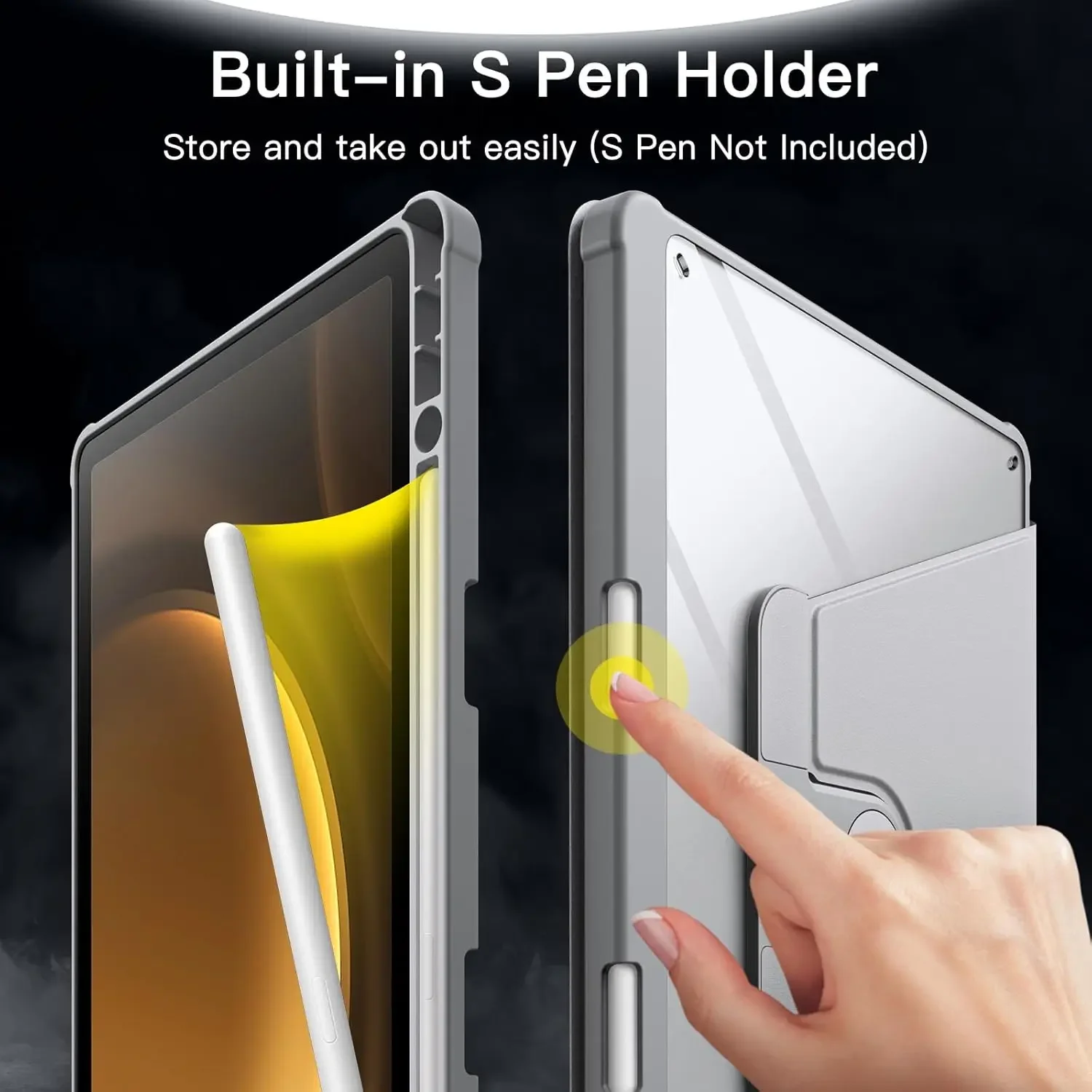 Enhanced Tablet Case with Pen Holder