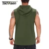TACVASEN UPF 50+ Cooling Tank Tops Mens Sleeveless Hoodies Lightweight Casual Gym Tops Taining  Muscle Tee Tops Colorful Shirts 3