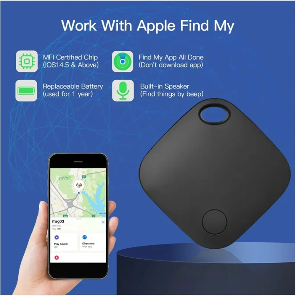 Rastreador GPS Bluetooth Inteligente Funciona Com Encontrar Meu.