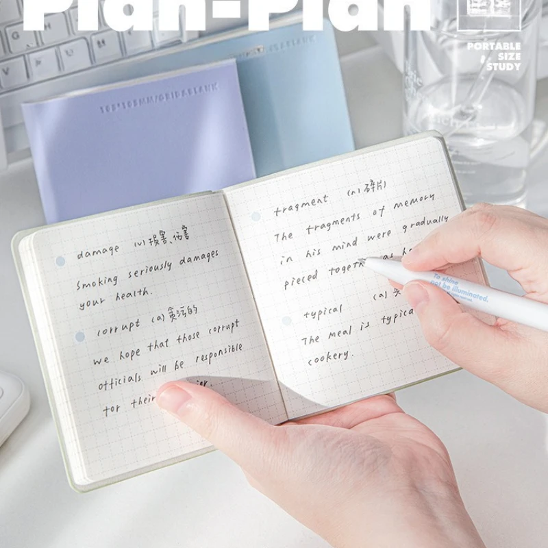 PU Leather Notebook with Waterproof Cover and Pocket for Students