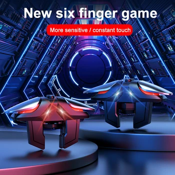 모바일 게임 자동 화재 트리거 PUBG 모바일 게임 컨트롤러, 민감한 슈팅 조준 트리거, IOS, 안드로이드 게임 액세서리, 1 쌍