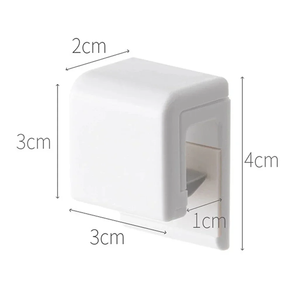 1-100pcs Punch-free Toothbrush Holder Wall-mounted Toothpaste Holder Storage Rack Holders Organizer Bathroom Accessories