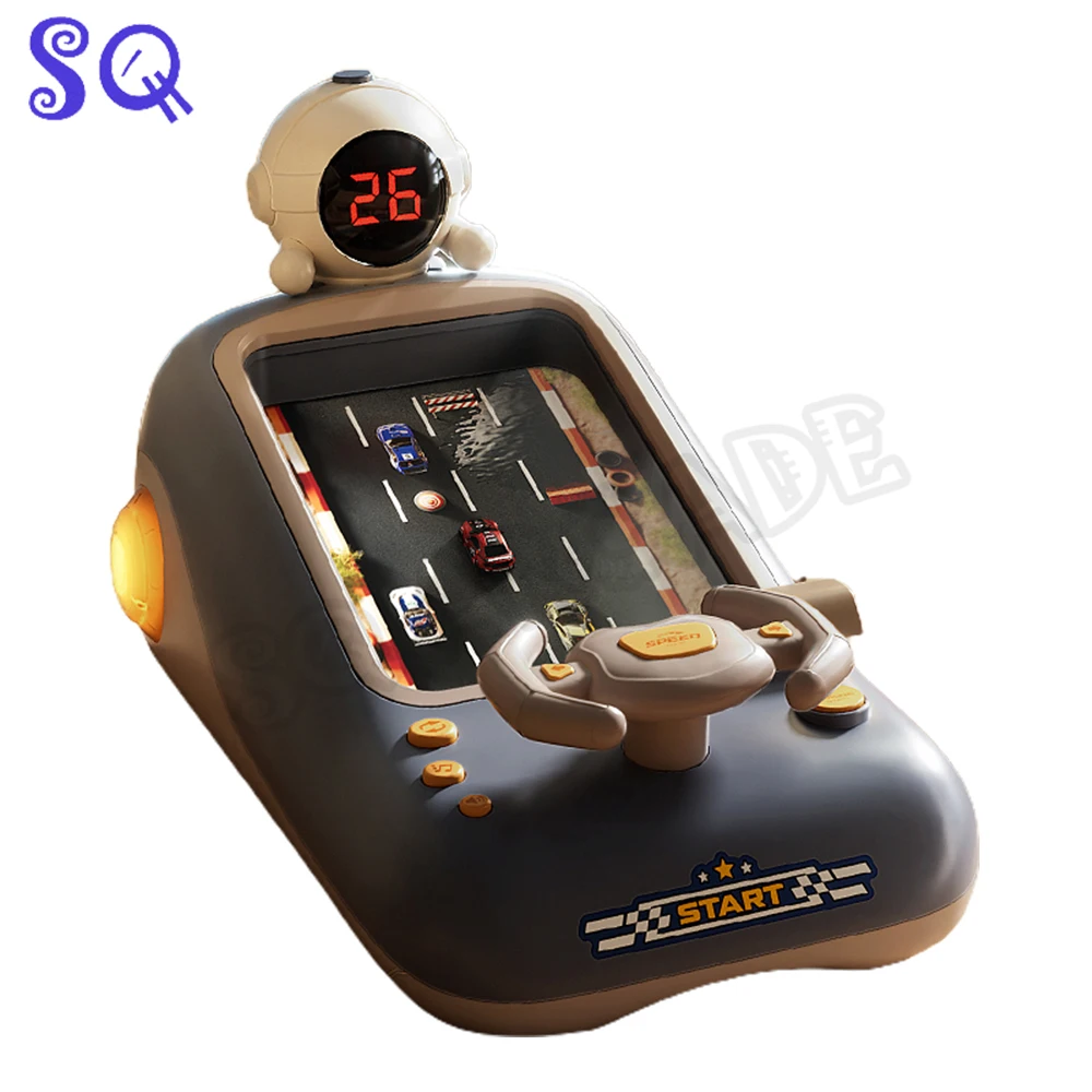 Description Picture 4 of itemMini Time Racing Game Console Desktop Decorations Arcade Game For Retro Game