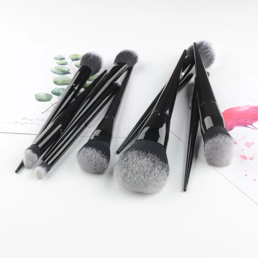 Foundation Powder Blusher Shadow Buffing Makeup Brushes Eyeshadow Concealer Contour Highlighter 11/2pcs/set