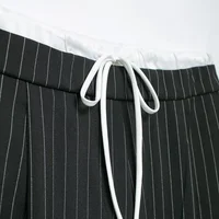 HXAO 2024 Women's Pants Baggy Wide Pants Woman Fashion Black Trousers Casual High waisted Pants Autumn Bluey Flared leggings - Image 4