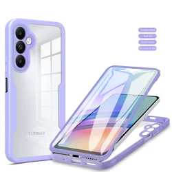 Enhanced Protective Full Body Phone Case with Double - Sided Cover - Galaxy S26+ (Qc360 - Purple)