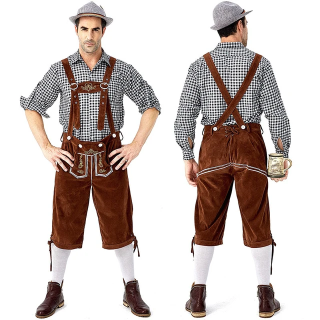 männliches cosplay halloween-oktoberfest festival party kleidung männer  oktoberfest kostüme traditionelle deutsche bayarische bier