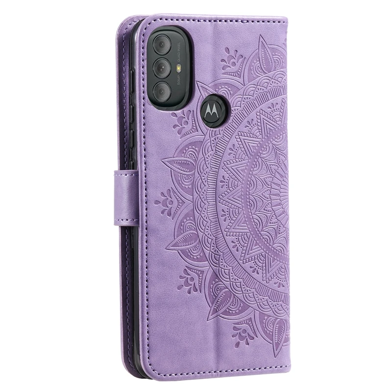 Embossed Leather Wallet Case For MOTOROLA MOTO G73 G53 G13 G72 G62 G52 G22 G10 G30 G31 G41 G51 G71 G Power G Stylus Flip Cover phone case leather phone case leather wallet case leather case