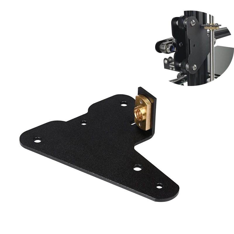 3D printer parts Aluminum dual Z-axis back Passive Block Plate Lead Screw Bracket For CREALIT Cr-10 Ender-3 Ender-3 Pro Printer