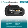 Yofidra 388VF Battery Rechargeable 22500mah 15000mah Lithium Ion Battery 928VF Li-ion Battery For Makita Electric Power Tool 3