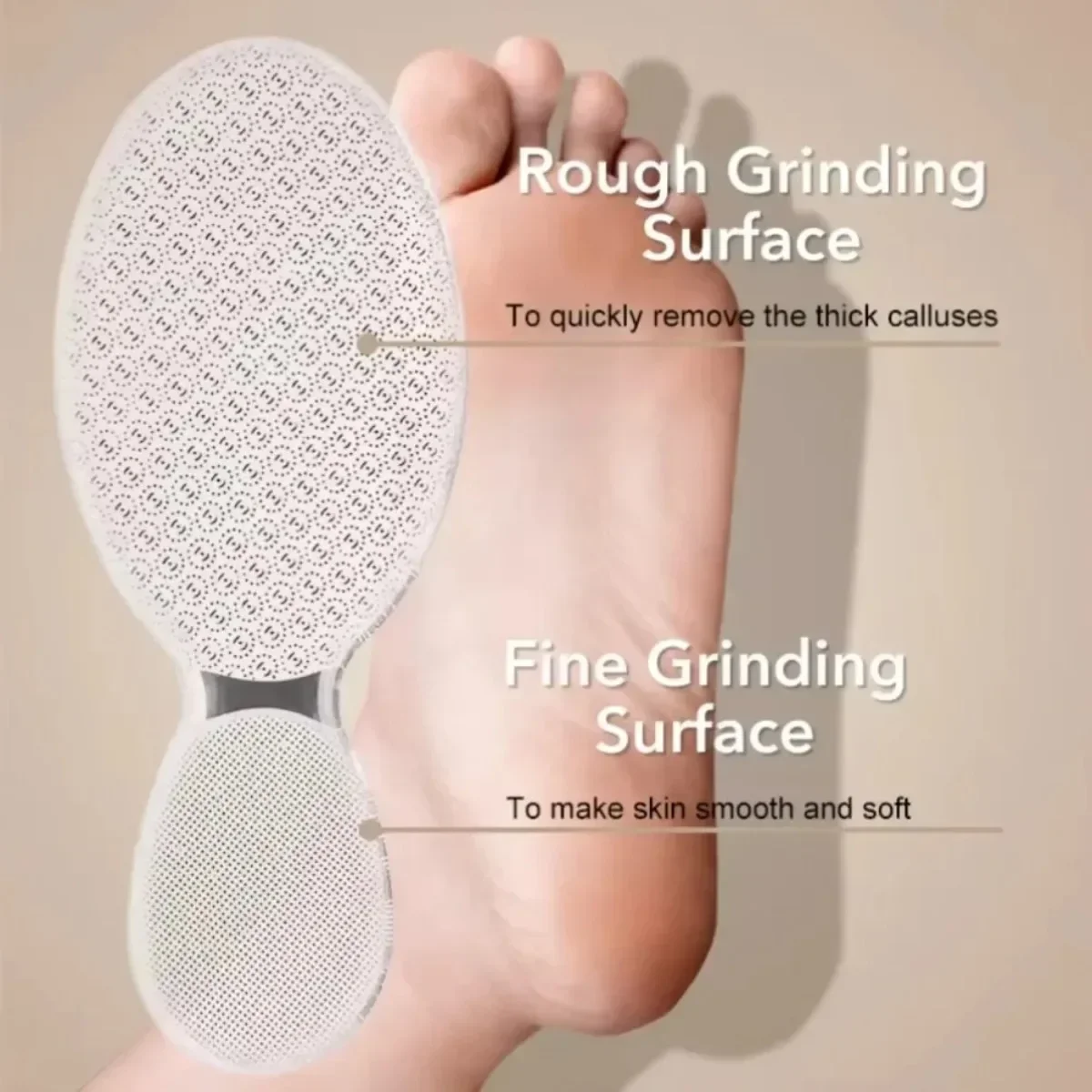 Nano Glass Foot File Double-sided Exfoliating Foot Grinder Hard Dead Skin Callus Remover Scrubber Pedicure Feet Care Tool