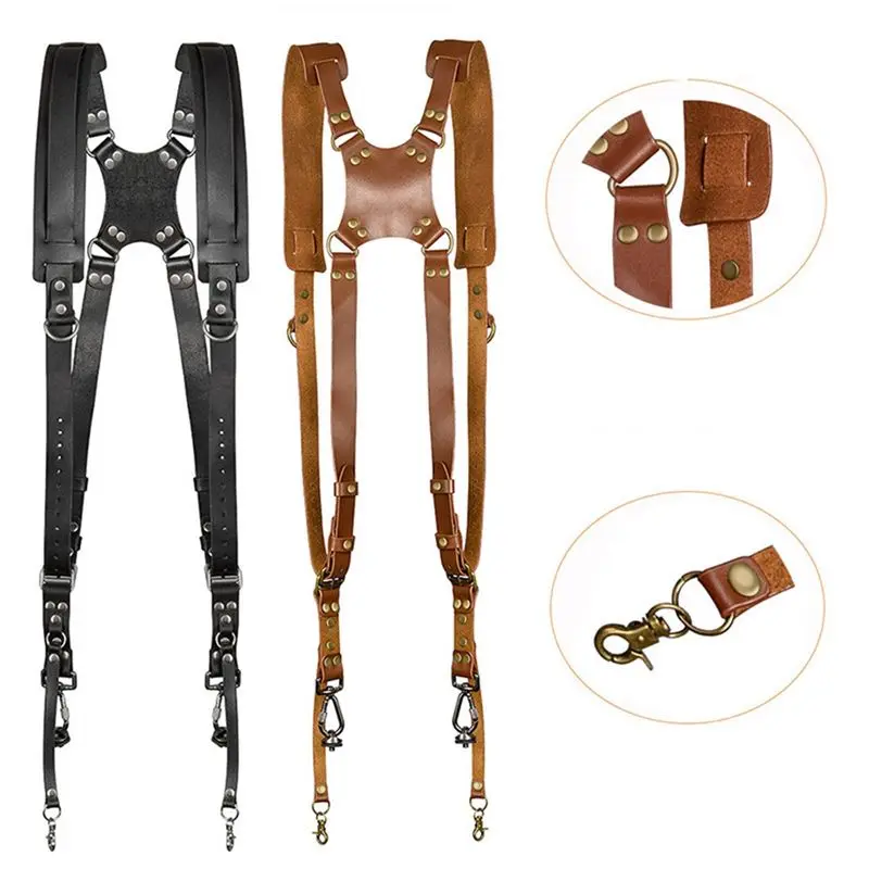 DV 디지털 SLR 카메라용 어깨 카메라 스트랩, 야외 촬영용 어깨 스트랩, 이중 보호