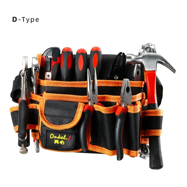 Multi Functional Electrician Tool Bag Waist Pouch - Multi