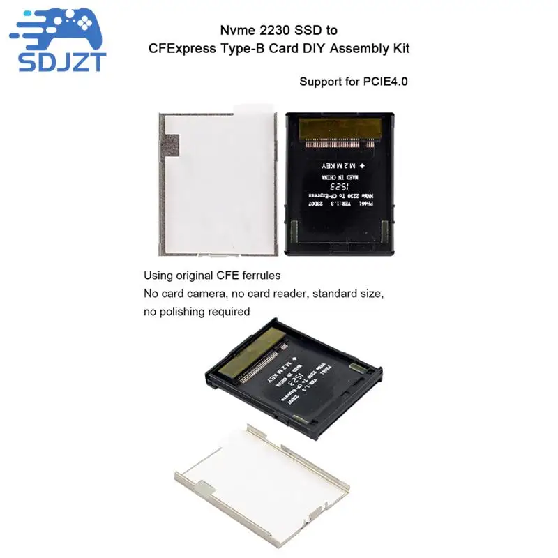 카메라 사진 스튜디오용 확장 메모리 카드 컨버터, NGFF M2 Mkey Nvme 2230 SSD-CF Express B 타입 어댑터