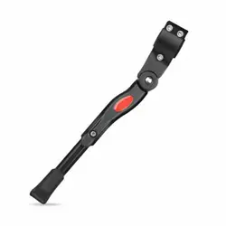 Heavy Duty Adjustable Bicycle Side Kickstand Prop (Black)