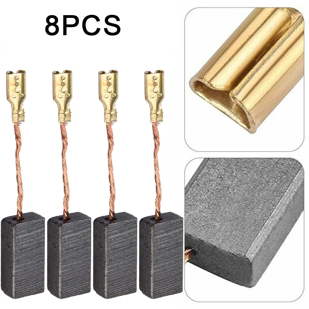 

8PCS Motor Carbon Brushes For Bosch Angle Grinder 15mm X 8mm X 5mm Power Rotary Tool Carbon Brush Replacement Accessories