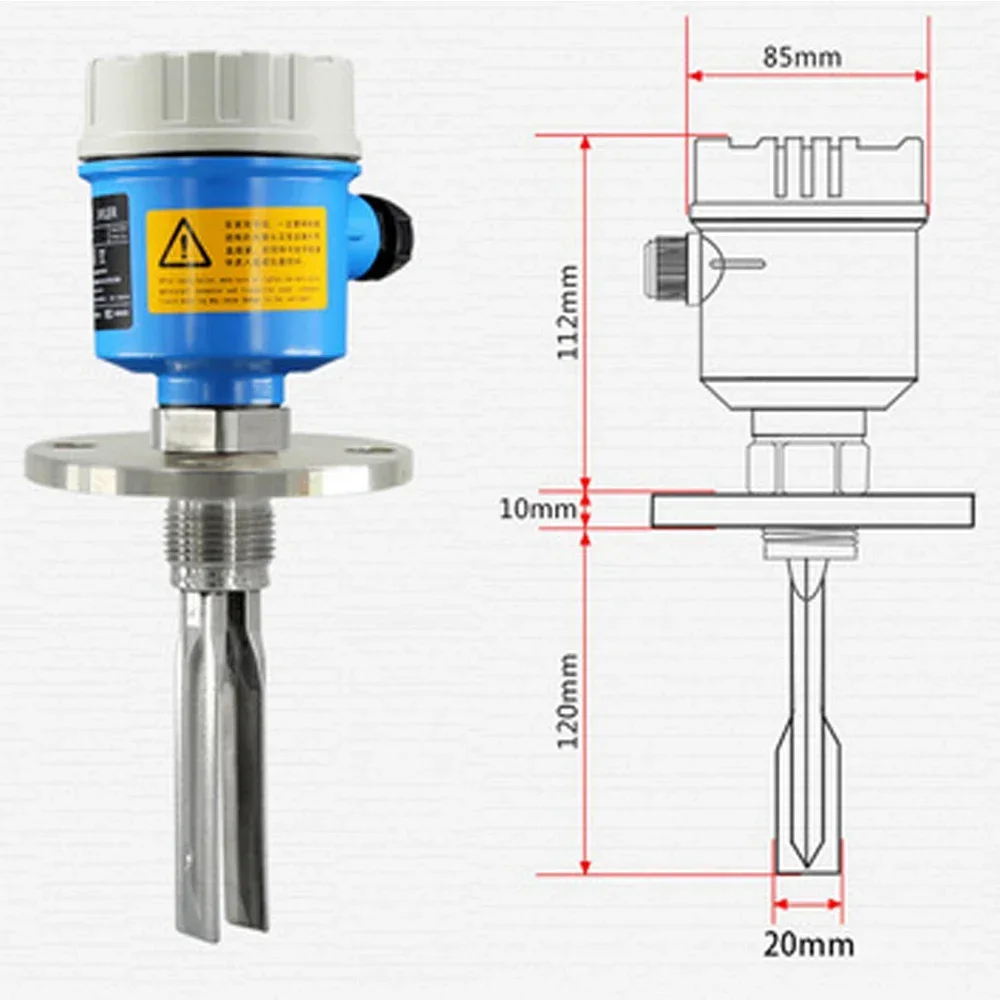 Tuning Fork Level Switch Water Level Controller Explosion-proof Anti-corrosion Transmitter Vibrating Rod Meter Sensor
